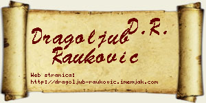 Dragoljub Rauković vizit kartica
